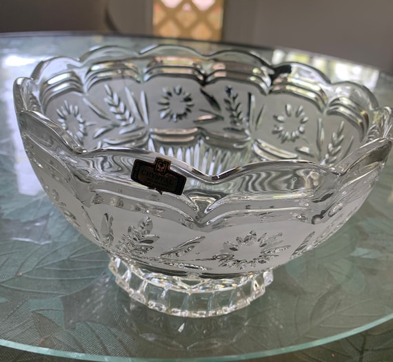 Vintage Zajecar Vintage Crystal Bowl