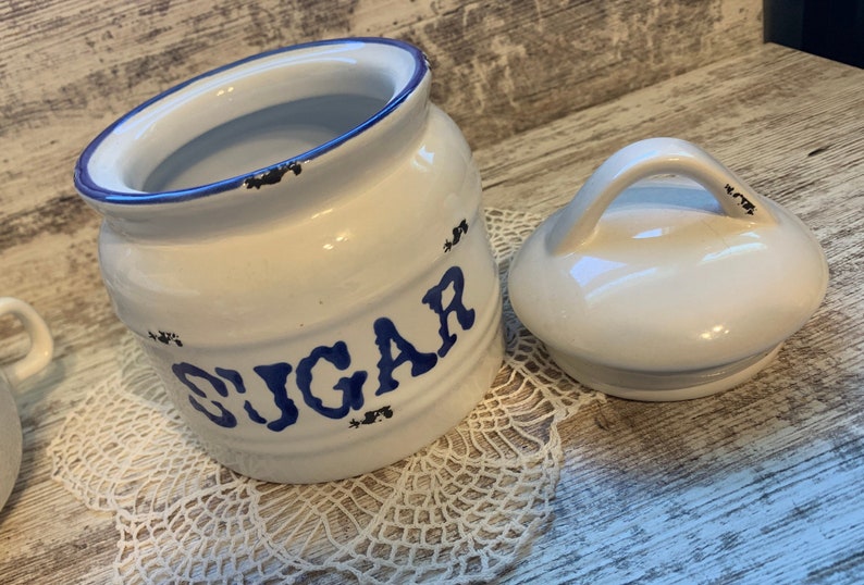 Vintage Sugar Canister Etsy