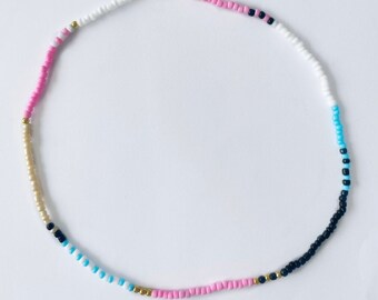 Belly Conklin TSITP Inspired Choker, Summer Beaded necklace | OBX Necklace  |24k Gold Clasp