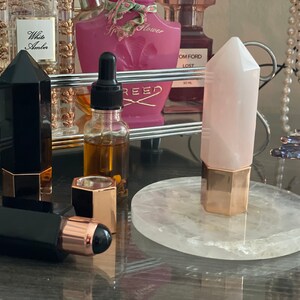 Hexagonal Gemstone Generator Essential Oil Bottle