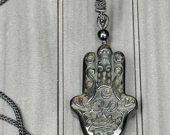 Black Opsidian Protection Necklace