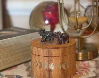 Gemstone Elephant for strength, wisdom and luck
