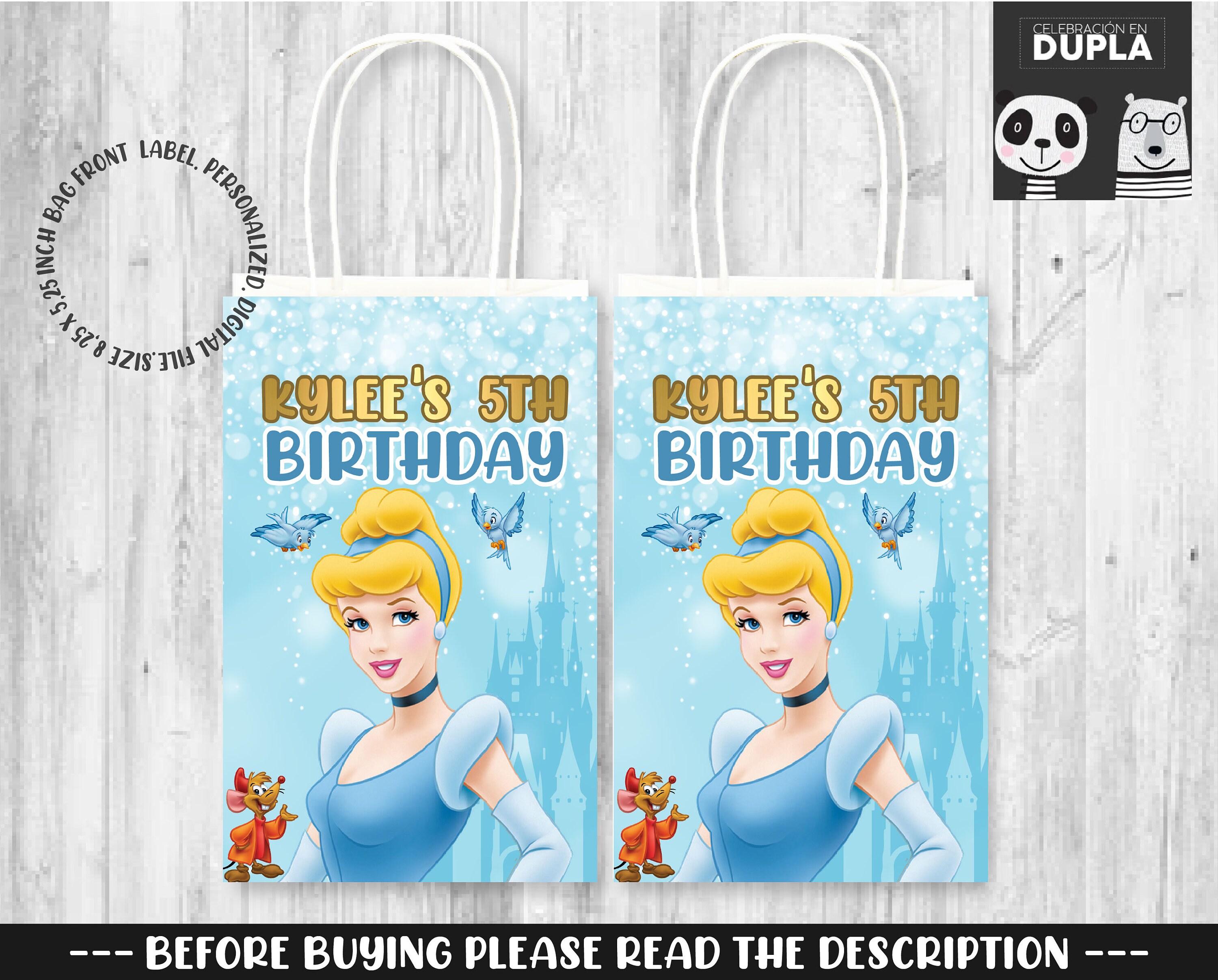 Cinderella Party Bundle Printable Party Bundle Chip Bag Personalized Party Bundle - Etsy