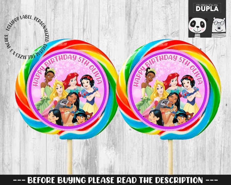 Disney Princess Party Bundle Printable Party Bundle Chip - Etsy