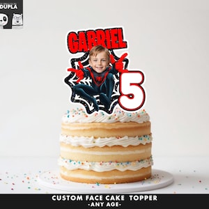 Cake Topper - Face cake topper -Custom Face cake Topper- Topper Birthday party