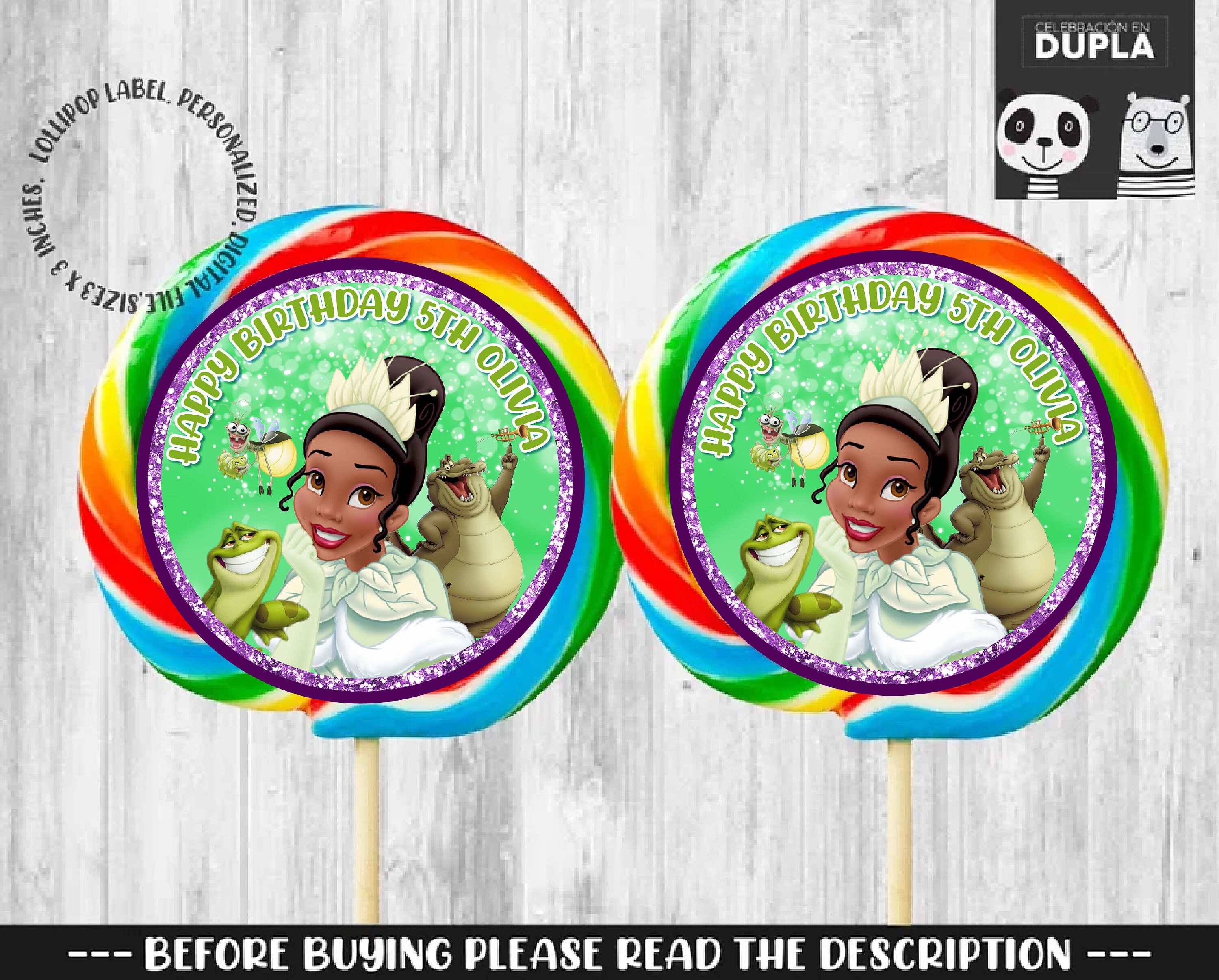 Princess Tiana Party Bundle Printable Party Bundle Chip Bag - Etsy