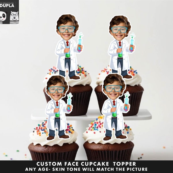 Science Cake Topper - Etsy