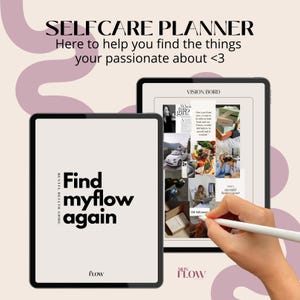 Digital selfcare Journal for iPad: Your Guide to Self-love, Balance & Clarity