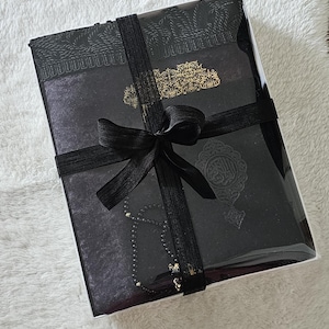 Gepersonaliseerde set islamitisch gebedskleed: koran, tasbih, ramadancadeau