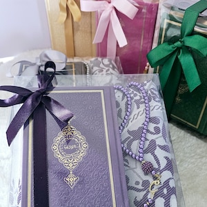 Customized Thick Prayer Quran Gift, Islamic Muslim Gift Umrah Hajj Ramadan Gift Custom Fathers Day Moms Present Personalized rug Quran set, Eid gift, ramadan gift, ramadan mubarak, eid mubarak, islamic gifts, muslim Sejadah, isimli seccade, Koran