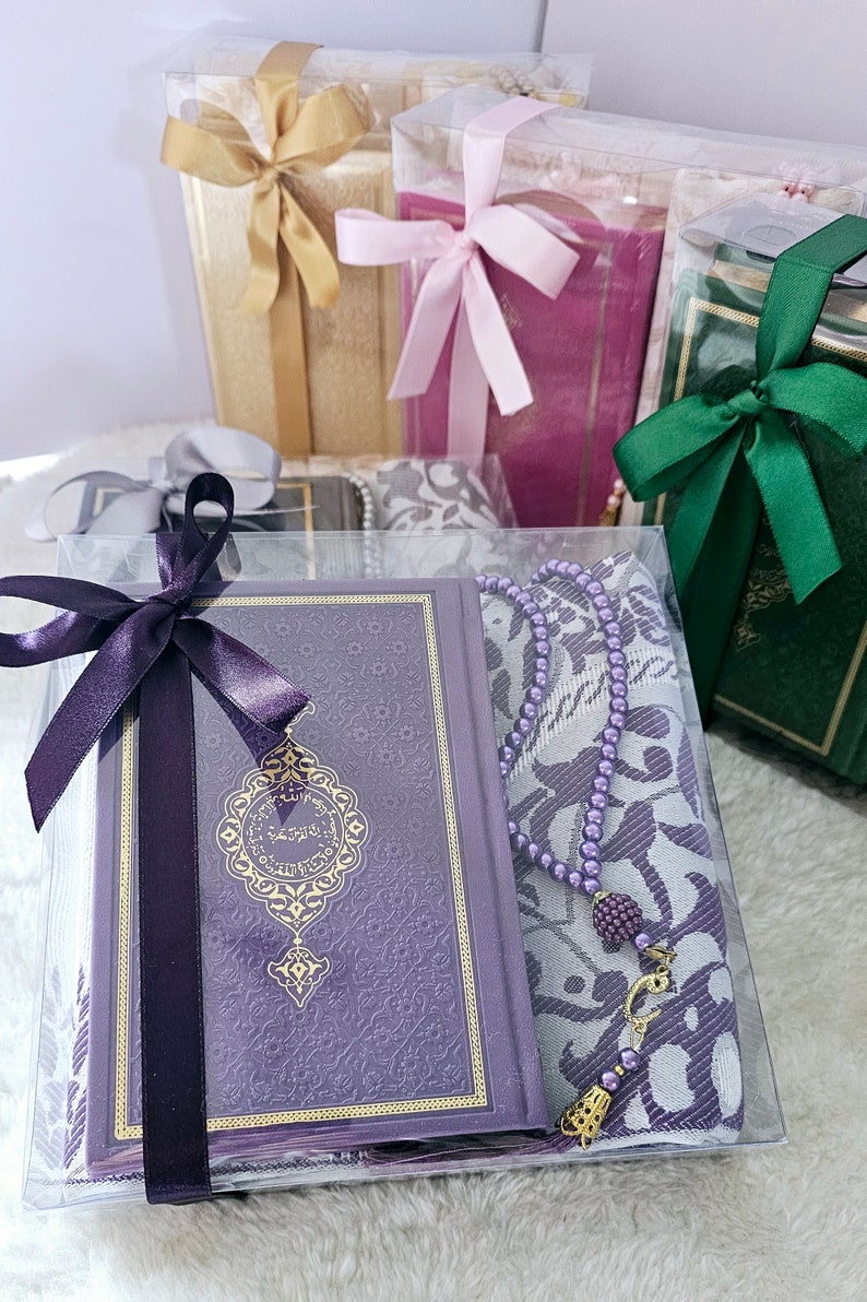 Customized Thick Prayer Quran Gift, Islamic Muslim Gift Umrah Hajj Ramadan Gift Custom Fathers Day Moms Present Personalized rug Quran set, Eid gift, ramadan gift, ramadan mubarak, eid mubarak, islamic gifts, muslim Sejadah, isimli seccade, Koran