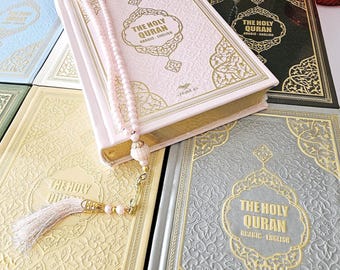 English Arabic Translated Quran with Tasbih: Islamic Gift Set