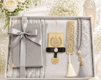 Personalized Prayer Mat Quran Gift Set: Islamic Ramadan Eid Gift