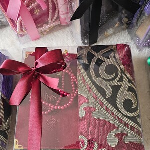Customized Thick Prayer Quran Gift, Islamic Muslim Gift Umrah Hajj Ramadan Gift Custom Fathers Day Moms Present Personalized rug Quran set, Eid gift, ramadan gift, ramadan mubarak, eid mubarak, islamic gifts, muslim Sejadah, isimli seccade, Koran