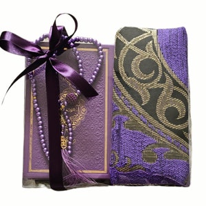 Customized Thick Prayer Quran Gift, Islamic Muslim Gift Umrah Hajj Ramadan Gift Custom Fathers Day Moms Present Personalized rug Quran set, Eid gift, ramadan gift, ramadan mubarak, eid mubarak, islamic gifts, muslim Sejadah, isimli seccade, Koran