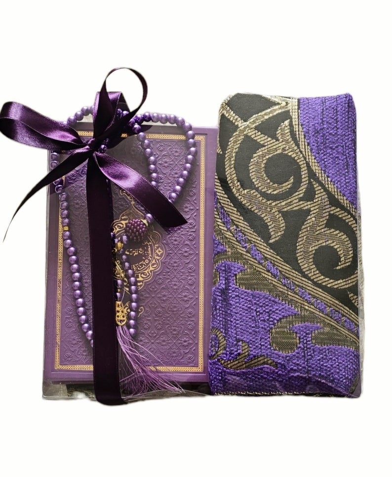Customized Thick Prayer Quran Gift, Islamic Muslim Gift Umrah Hajj Ramadan Gift Custom Fathers Day Moms Present Personalized rug Quran set, Eid gift, ramadan gift, ramadan mubarak, eid mubarak, islamic gifts, muslim Sejadah, isimli seccade, Koran