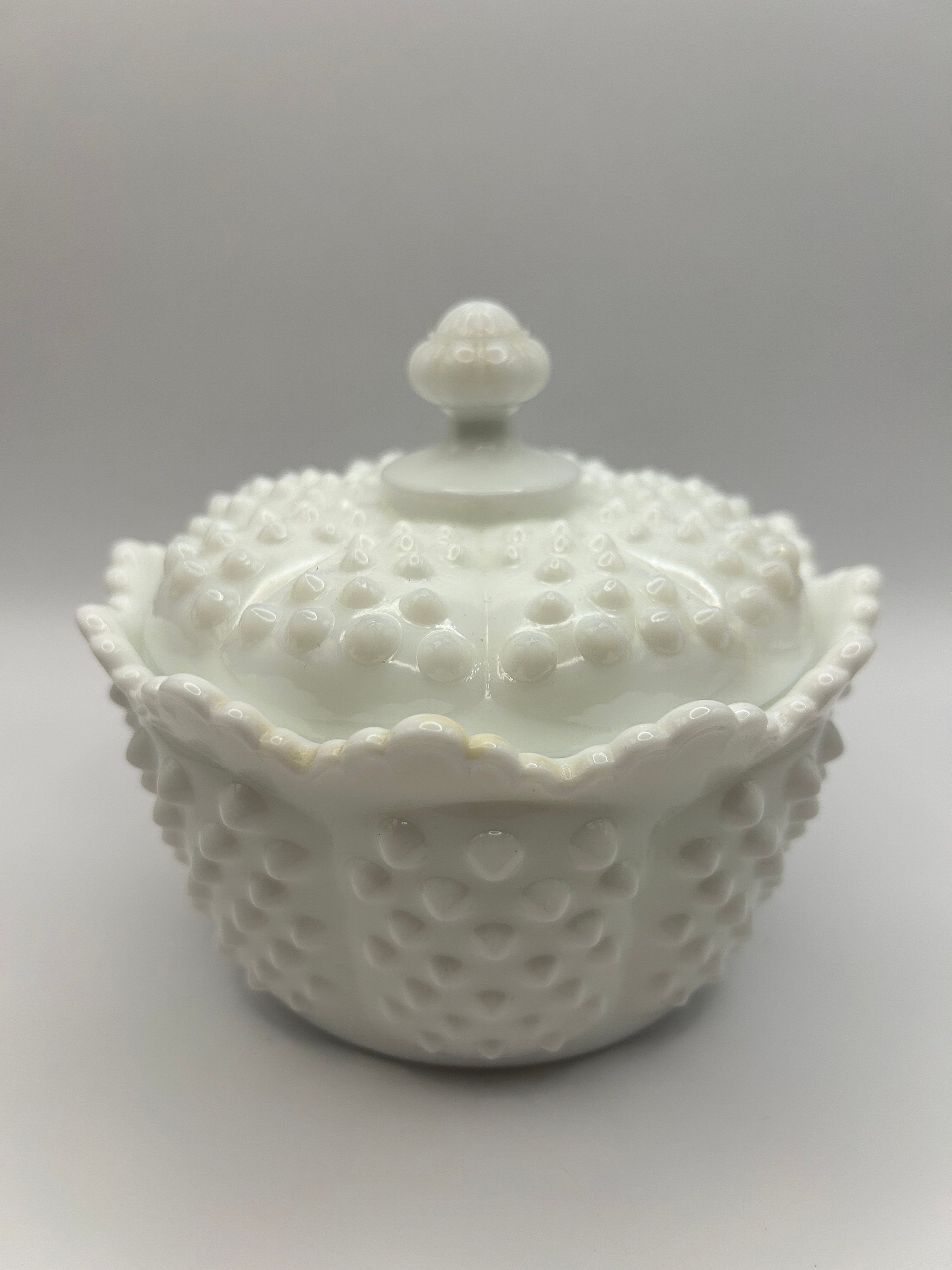 Fenton Candy Bowl With Lid - Etsy