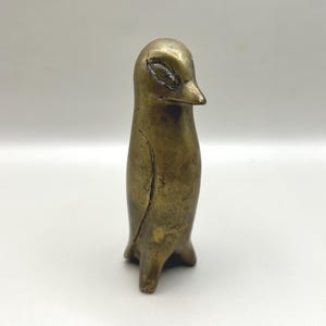 Brass Penguin Paperweight, Very Cute