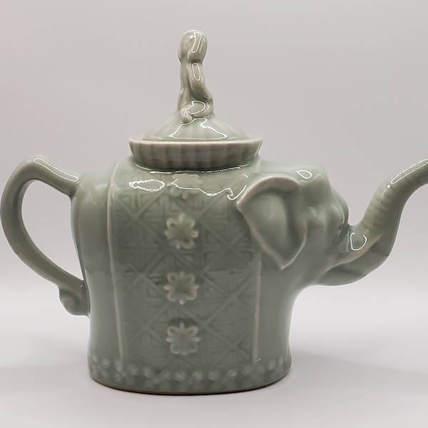 Elephant Teapot Etsy