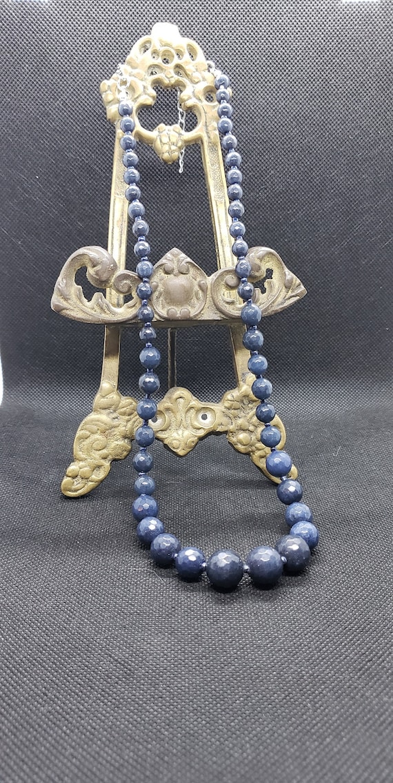 Beautiful Blue Graduated Beads, Lapis Lazuli Neckl