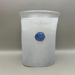 Kosta Boda Network Vase by Bertil Vallien: Signed Iridescent Glass
