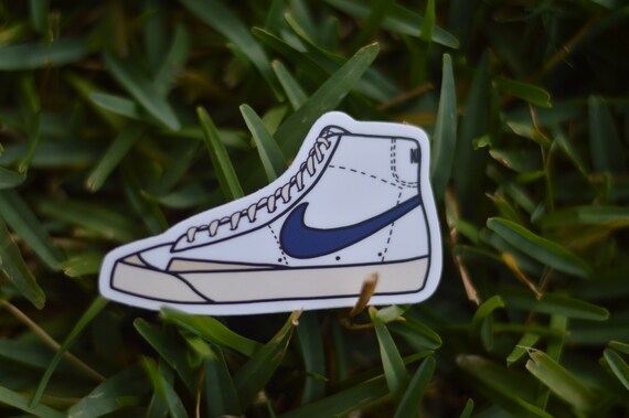 nike blazer blue swoosh