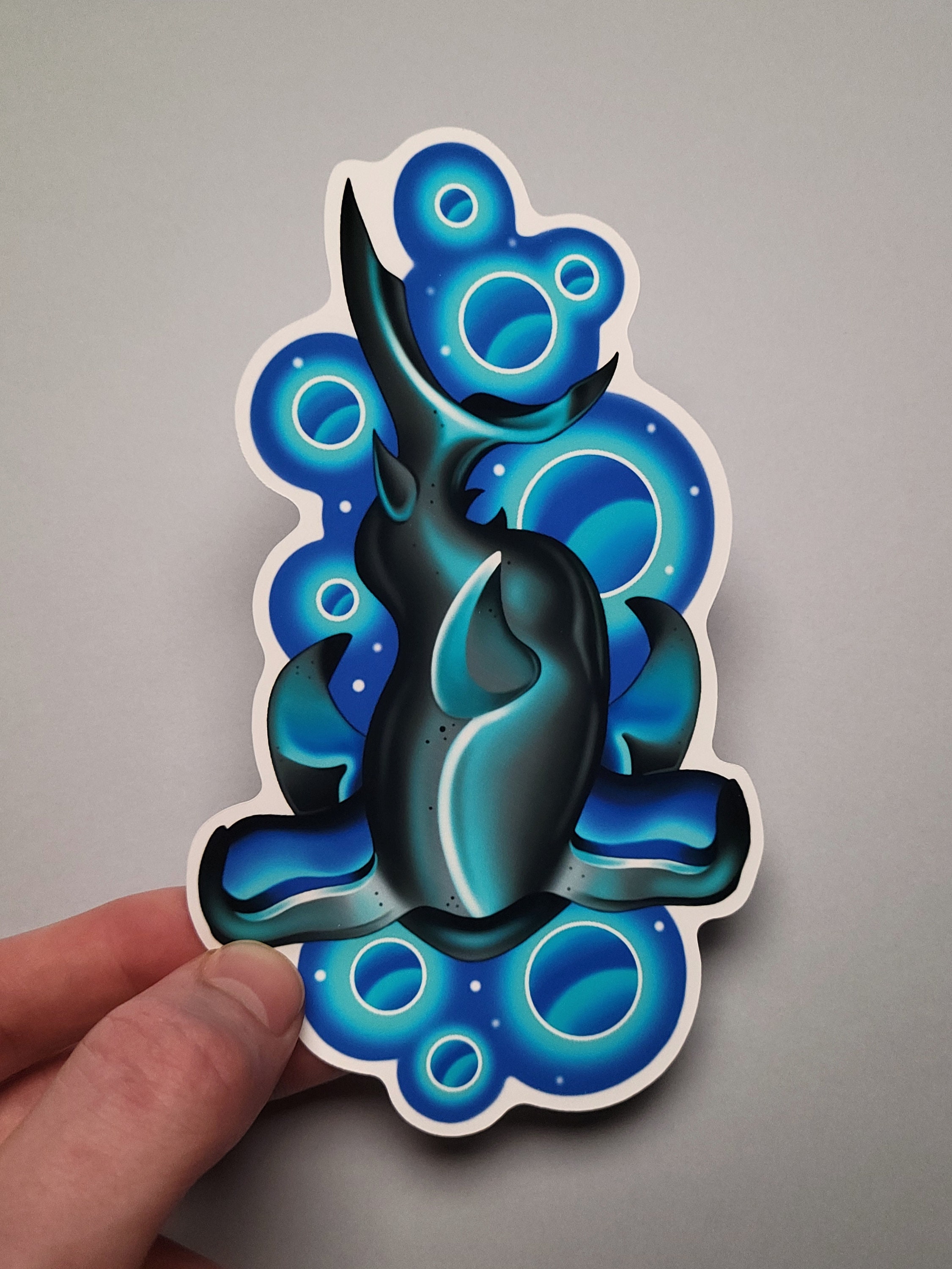 Transaqua Sticker Aquatic Sticker Set, Water Resistant Vinyl, Hydro Flask Water Bottle ...