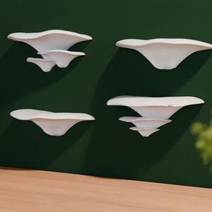 Pilz Wandregal Fungi Regal Fairycore Cottagecore 3D Druck Wanddekoration