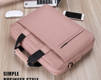 Vector Pink Dogwood Laptop Backpack Laptop Bag Slim 16 Inch Briefcase Shoulder Bag Laptop Case 