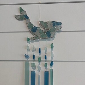 Seaglass Mermaid wind chimes