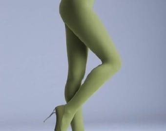 Green Olive Tights - Etsy