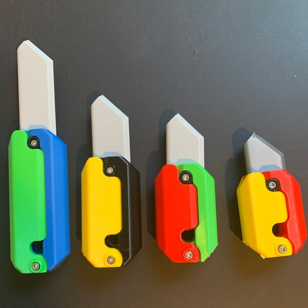 Fidget Gravity Knife Etsy