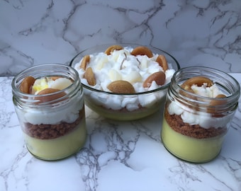 Vela de pudin de banana