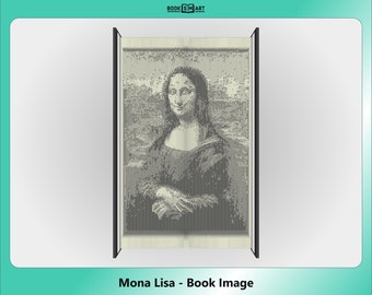 Mona Lisa • Multi Layer Cut and Fold Book Pattern • Sofortiger Download PDF-Datei (Anweisungen enthalten)