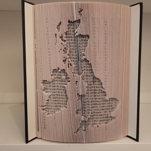 British Isles - Book Cut and Fold Pattern - Digital Download