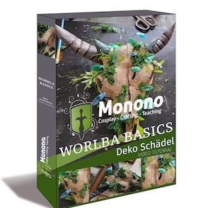 Worbla Basics video training - deco skull