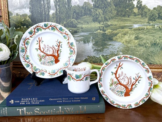 Tiffany & Co 'squirrel' Children's Set - Etsy