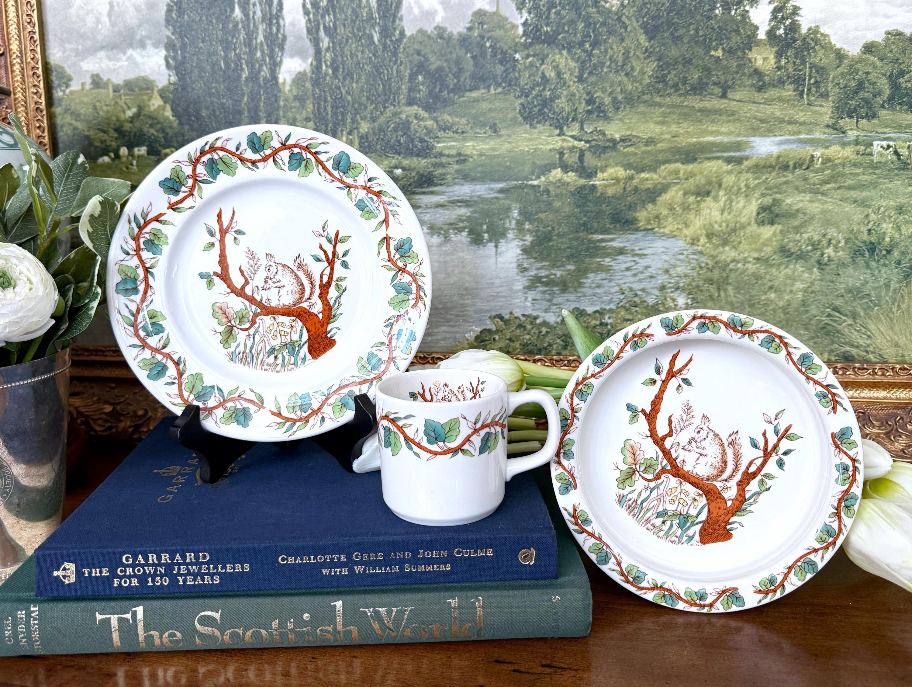 Tiffany & Co 'squirrel' Children's Set - Etsy
