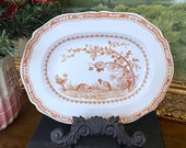 Furnivals Quail - brown platter 9.5