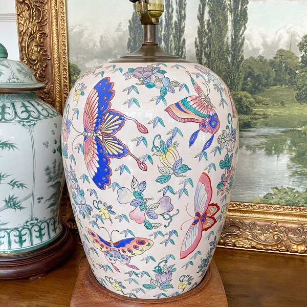 Chinoiserie Lamp - Etsy