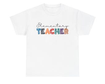 Grundschullehrer-T-Shirt, niedliches Schul-T-Shirt, Lehreranerkennungsgeschenk, zurück zu Schulhemd, Erzieher-T-Stück, Lehrer-Geschenkidee