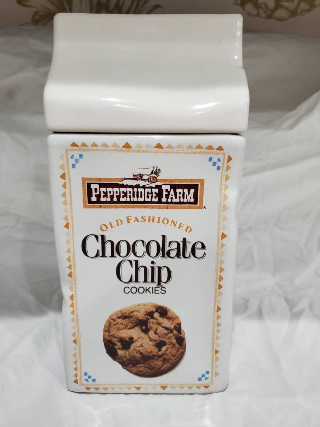 Vintage Pepperidge Farm Cookie Jar Etsy