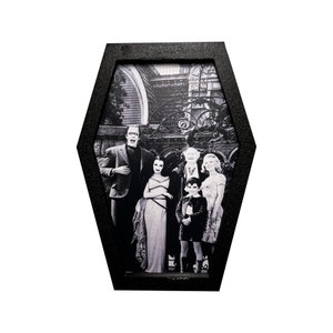The Munsters | Coffin Framed Art | 3D Printed