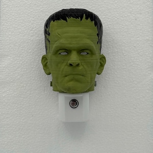 Frankenstein Night Light | 3D Printed | Mask | Hand Painted