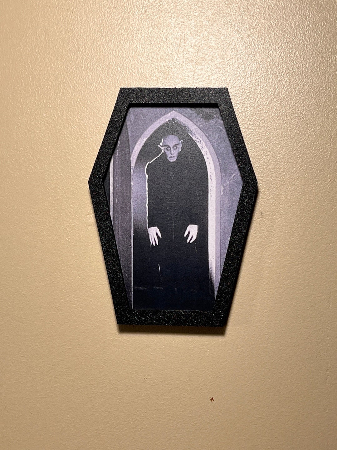 Nosferatu Coffin Framed Art 3D Printed - Etsy