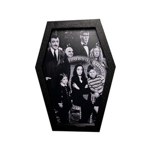 The Addams Family | Coffin Framed Art | 3D Printed