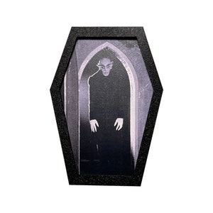 Nosferatu | Coffin Framed Art | 3D Printed