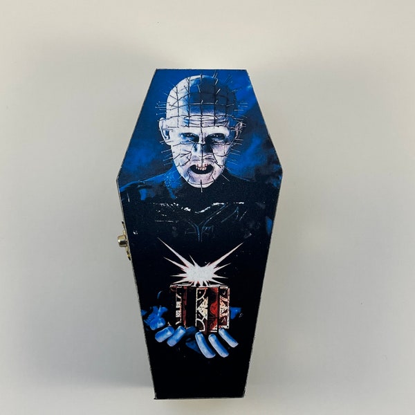 Pinhead | Decorative Coffin | Spooky Gift | Horror Character | Halloween Idea | Gift Idea | Hellraiser | Doug Bradley