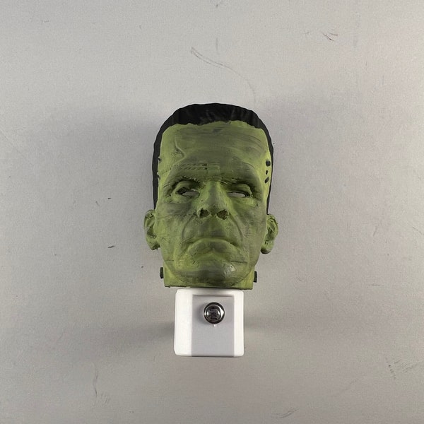 Frankenstein Night Light | 3D Printed | Mask | Hand Painted