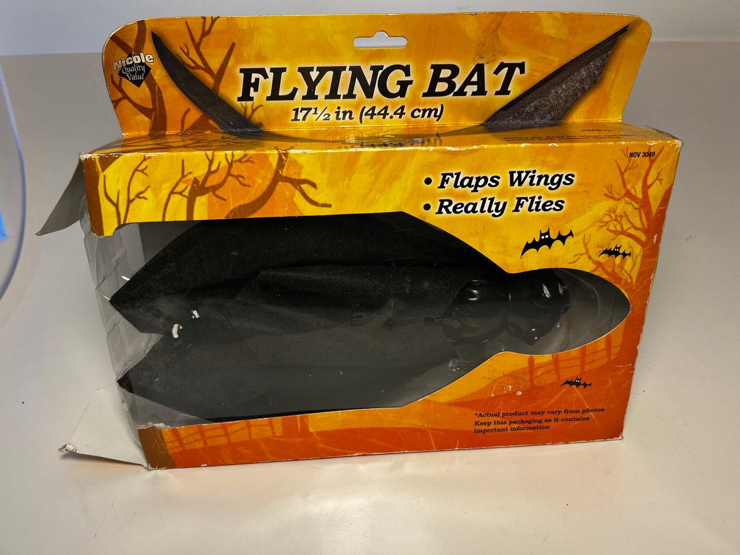 Flying Bat Toy With Working Flapping Wings Etsy